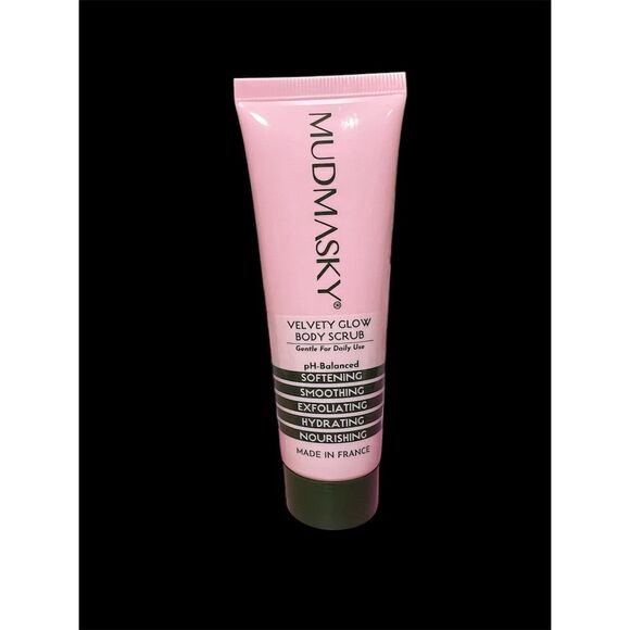 MUDMASKY Velvety Glow Body Scrub Travel Size - Picture 2 of 7